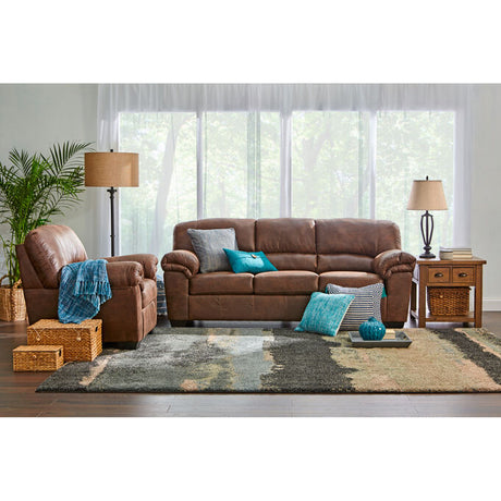 Sofa and recliner in a living room