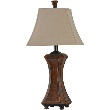 Brown table lamp