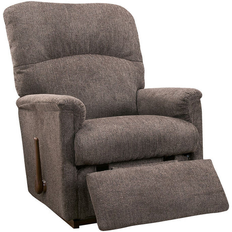 Upholstered La-Z-Boy recliner with the foot rest out