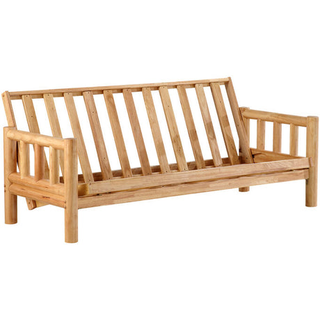 Wooden futon frame