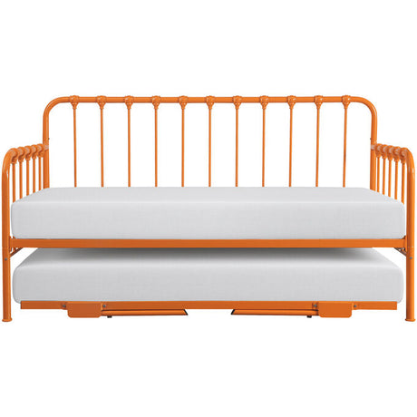 Orange daybed and trundle