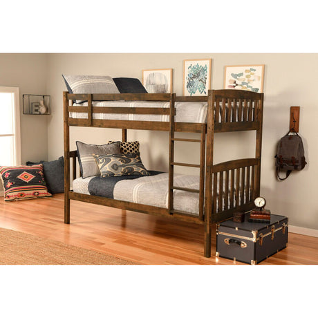 Bunk bed in bedroom