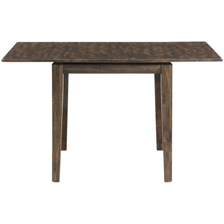 Wood counter height dining table