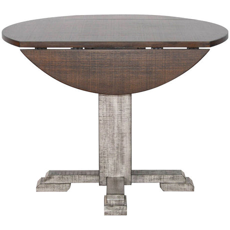 Round extension dining table