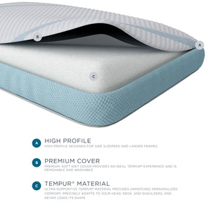 Tempur-Pedic TEMPUR-Adapt High Profile Pillow - 1537315_TEMU_IS1_OL