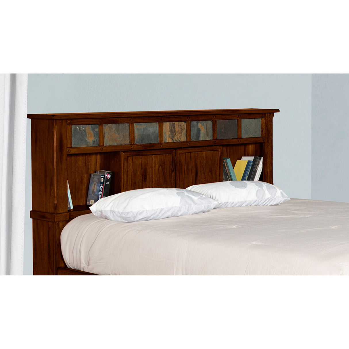 Sante Fe Bookcase Headboard - 2334609_SUNN_LF1_RM