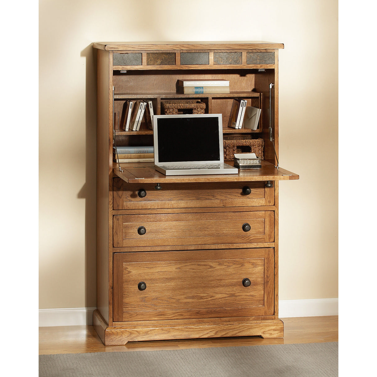 Sedona Laptop Armoire - 2848124_SUNN_LF1_RM