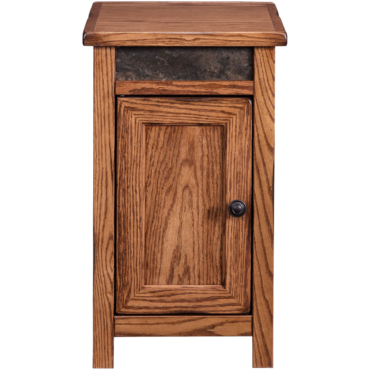 Evanston Rustic Storage Chairside Table - 4110192