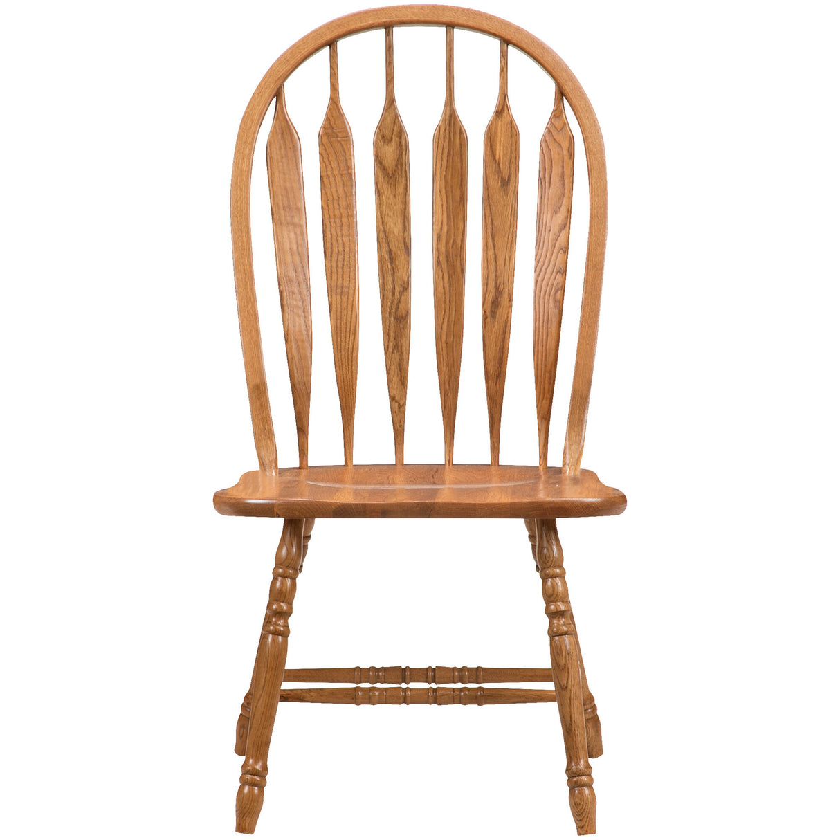 Jefferson Oak Curved Arrow Side Chair - 4260913_INTC_FRT_OL