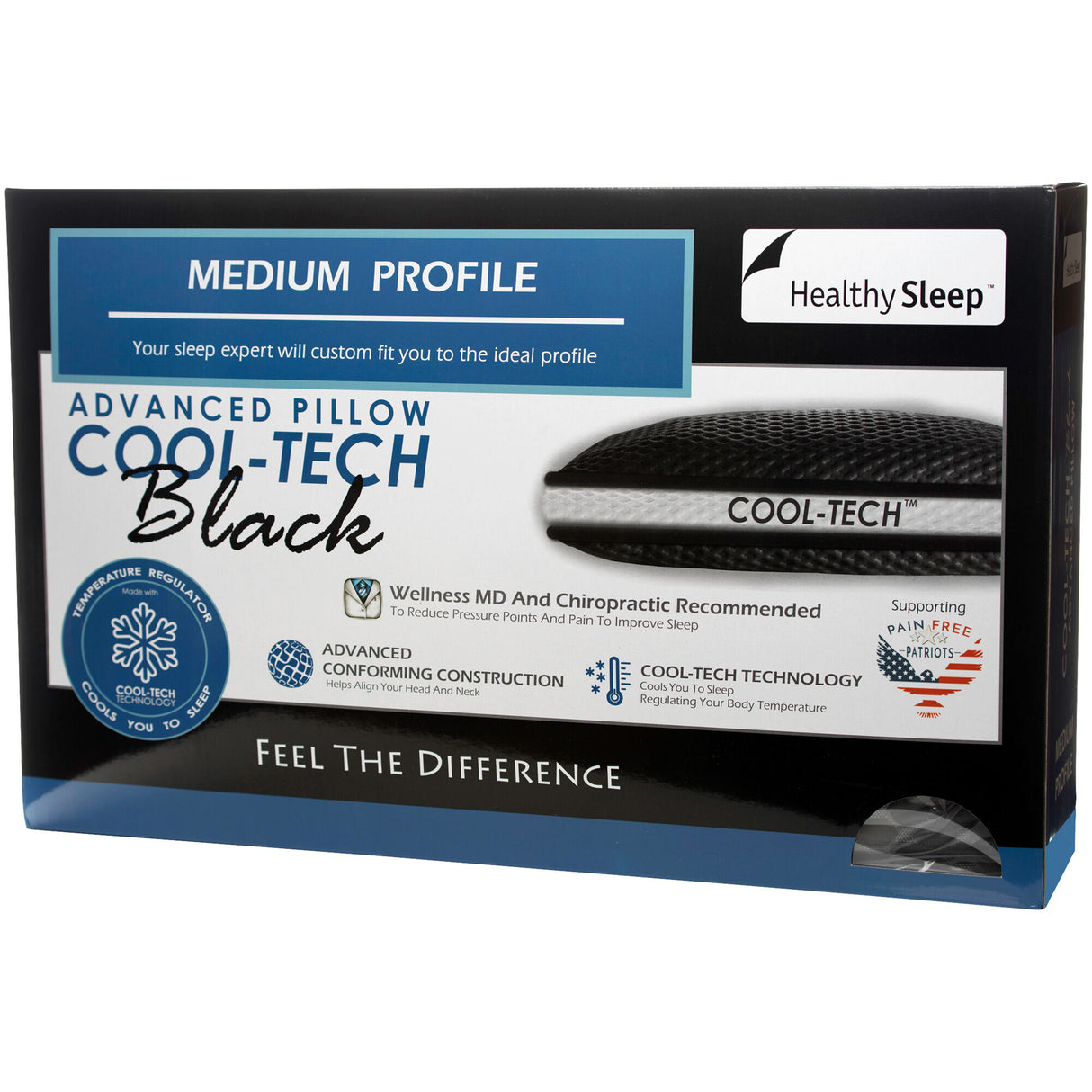 Healthy Sleep CoolTech Medium Profile Pillow - 5759038_GENB_AFR_OL