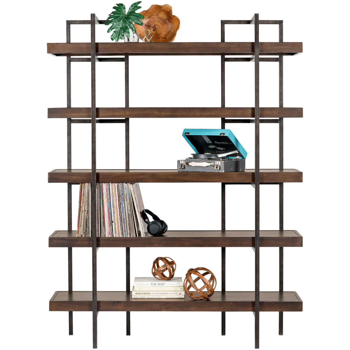 Starmore Walnut Bookcase - 8633214