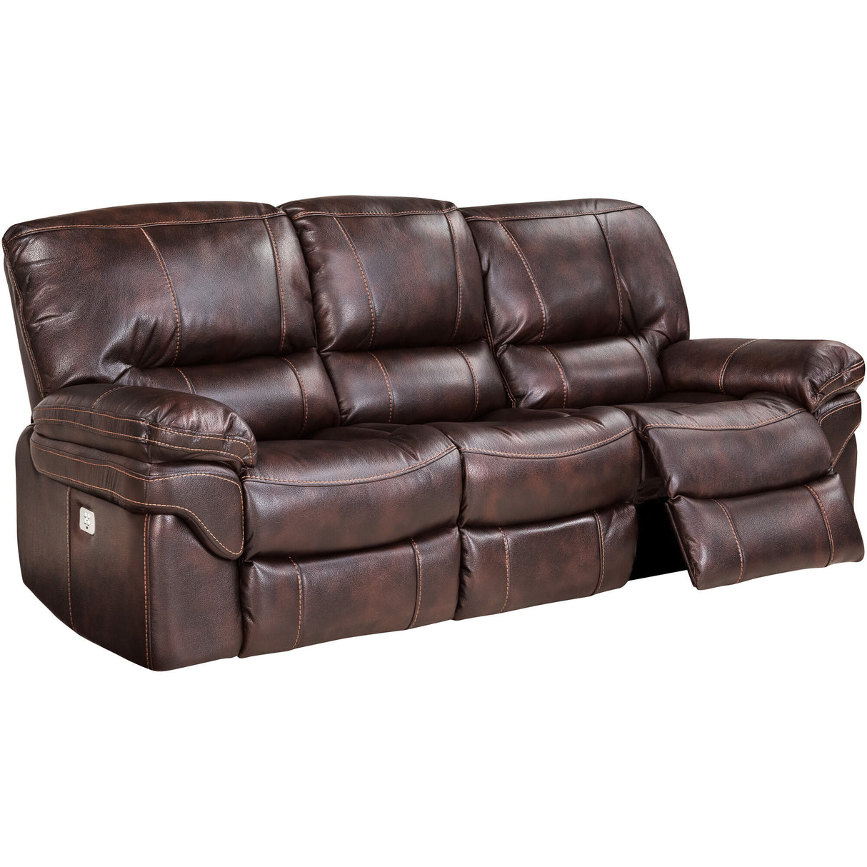 Valdez Power Plus Headrest Reclining Sofa - 9335347_1