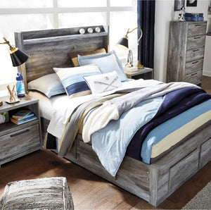 Baystorm bed set in bedroom