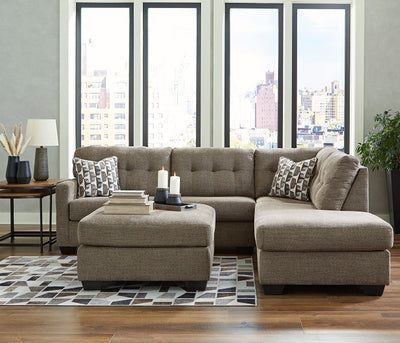 Mahoney chaise sectional in living room