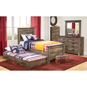 Trinell Panel Bed with Twin Trundle - PASH449_2