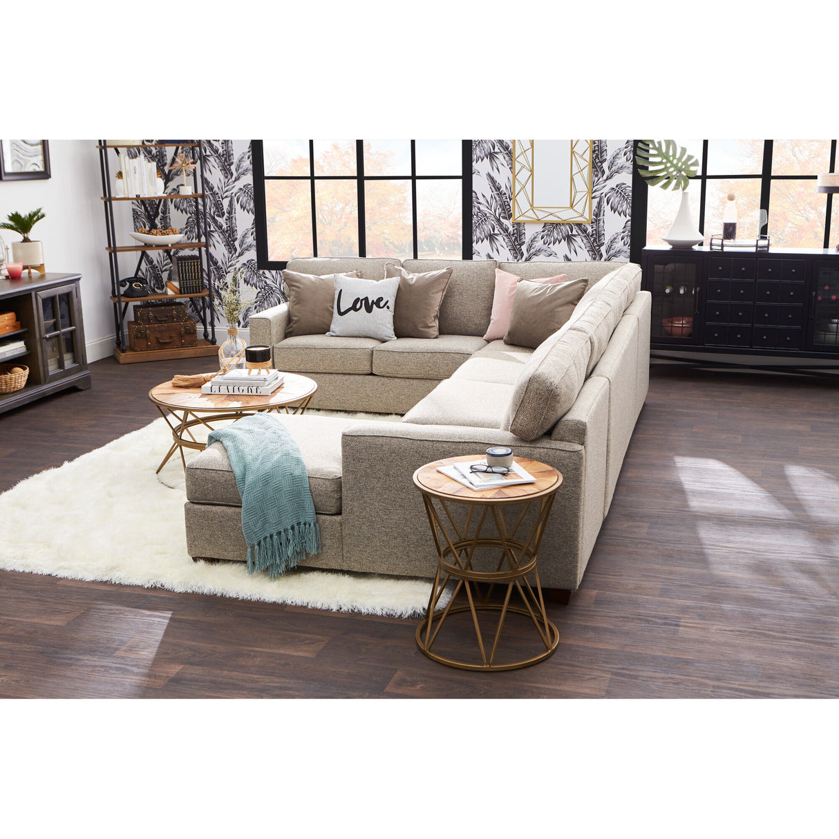 Rise 3 Piece Right Sectional - PBAU178_BAUH_SH_LF3_RM