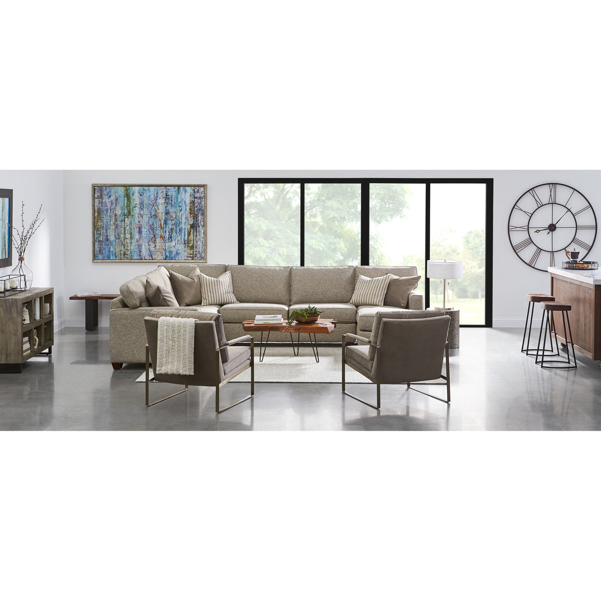 Rise 3 Piece Right Sectional - PBAU178_BAUH_SH_LF7_RM