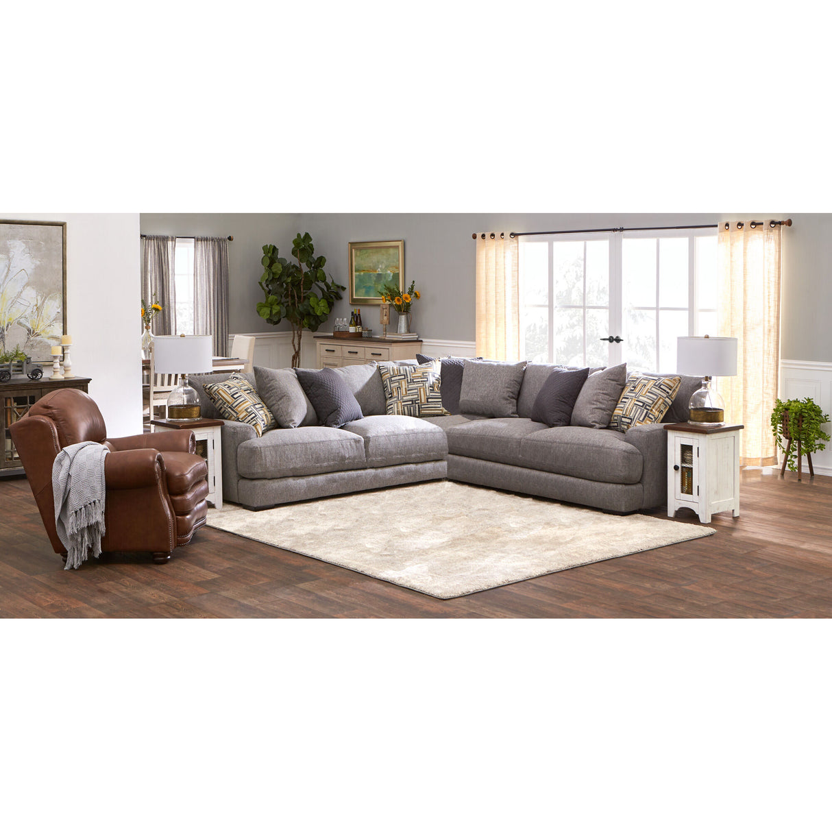 Wake 3 Piece Sectional - PFKL708_FKLN_SH_RT1_RM