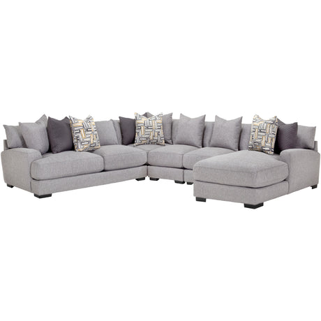 Wake 5 Piece Right Chaise Sectional - PFKL711_FRKL_PRI_OL