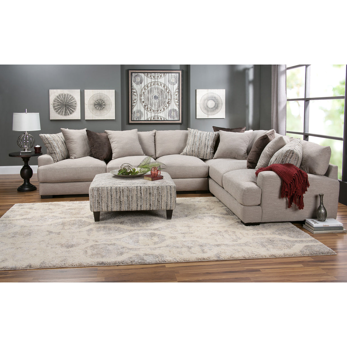 Wake 4 Piece Sectional - PFKL823_FKLN_LF1_RM