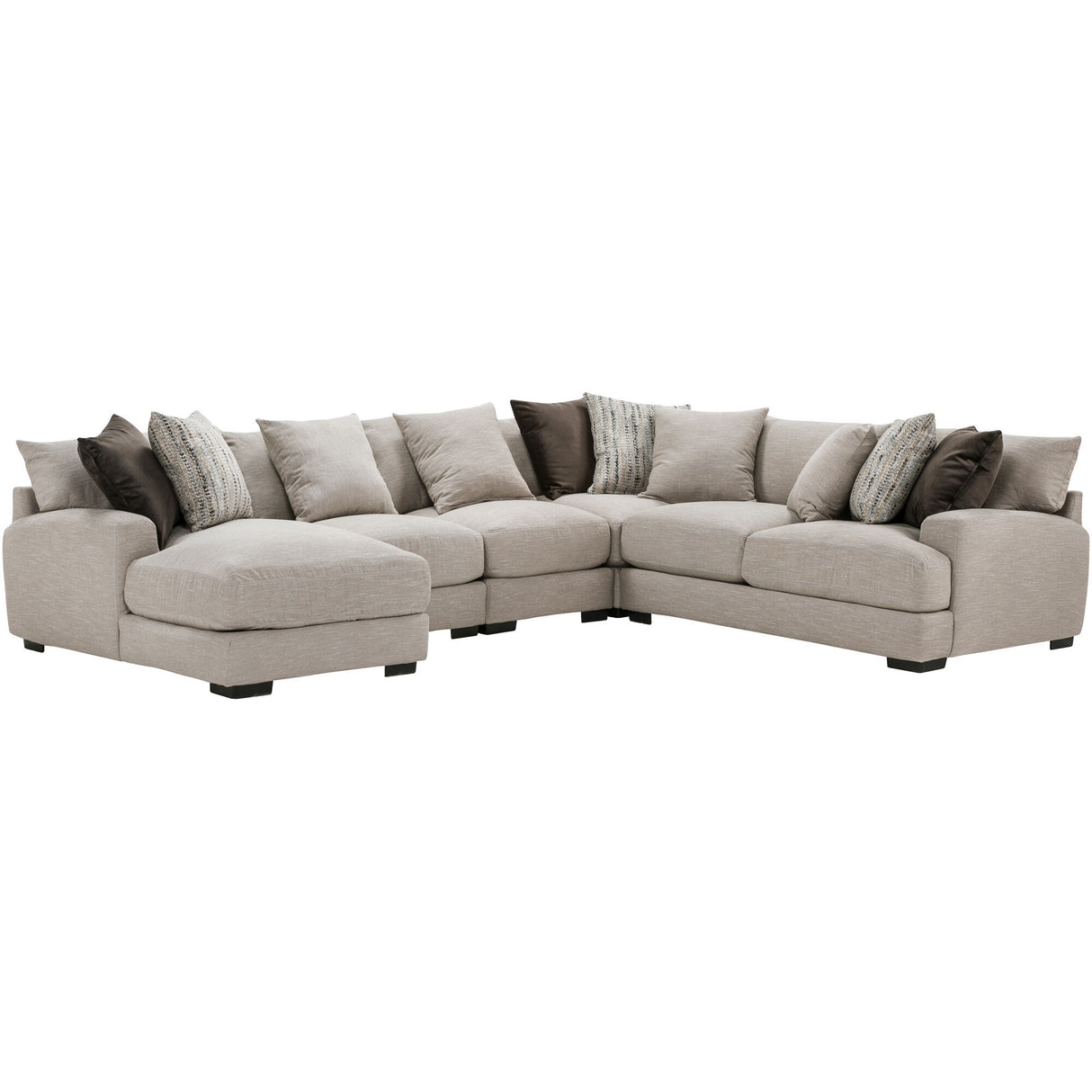 Wake 5 Piece Left Chaise Sectional - PFKL824