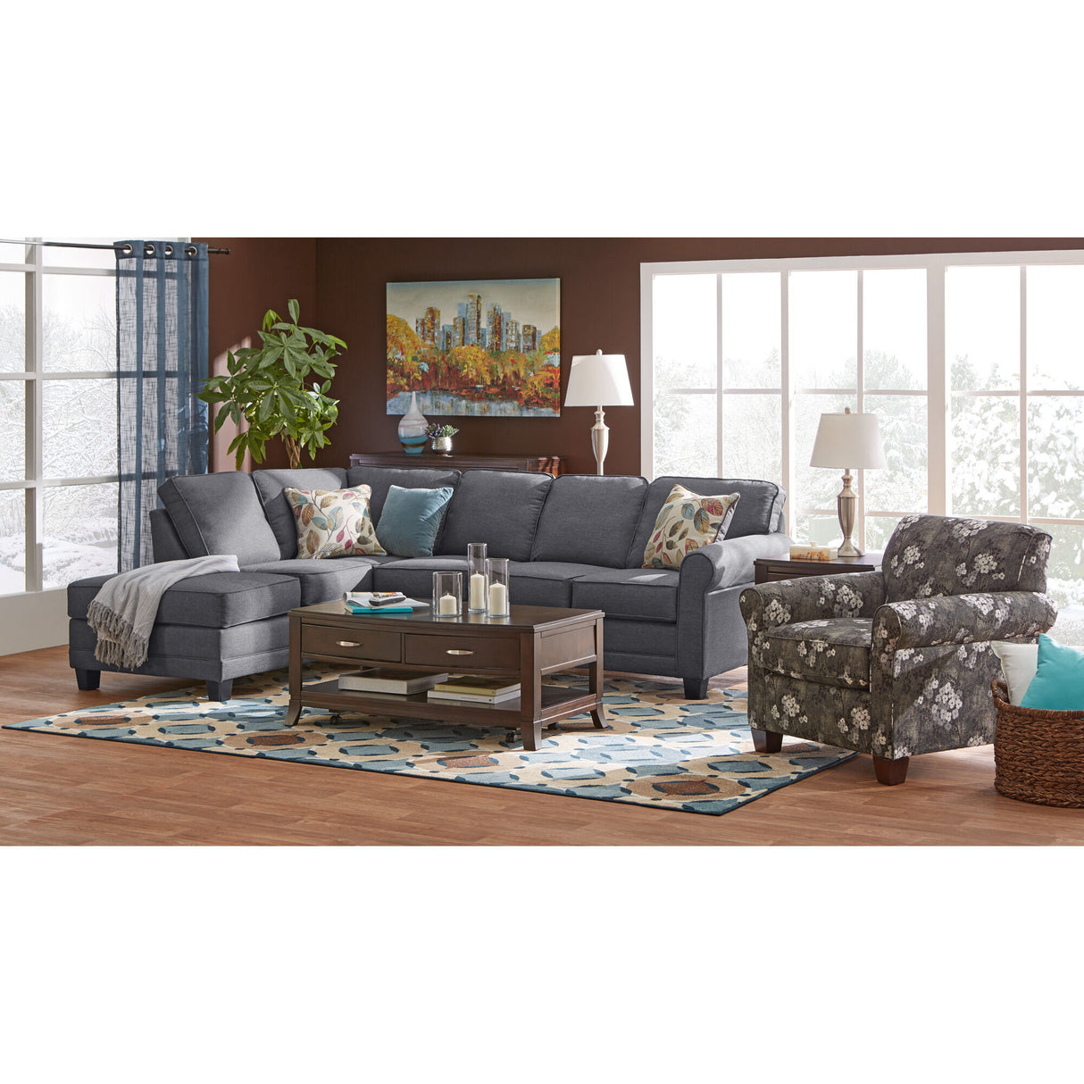 Whittier 2 Piece Sectional - PHUG370_HUGH_SH_LF1_RM