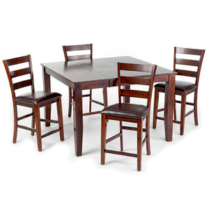 Kona 5 Piece Ladder Back Counter Dining Set - PINT125_INTC_LF1_RM