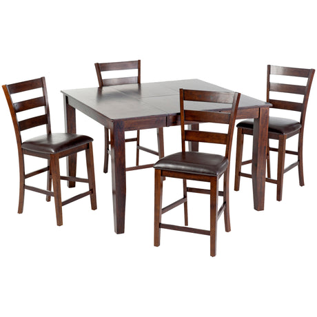 Kona 5 Piece Ladder Back Counter Dining Set - PINT125_INTC_PRI_OL