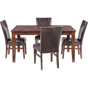 Kona 5 Piece Parsons Dining Set - PINT248