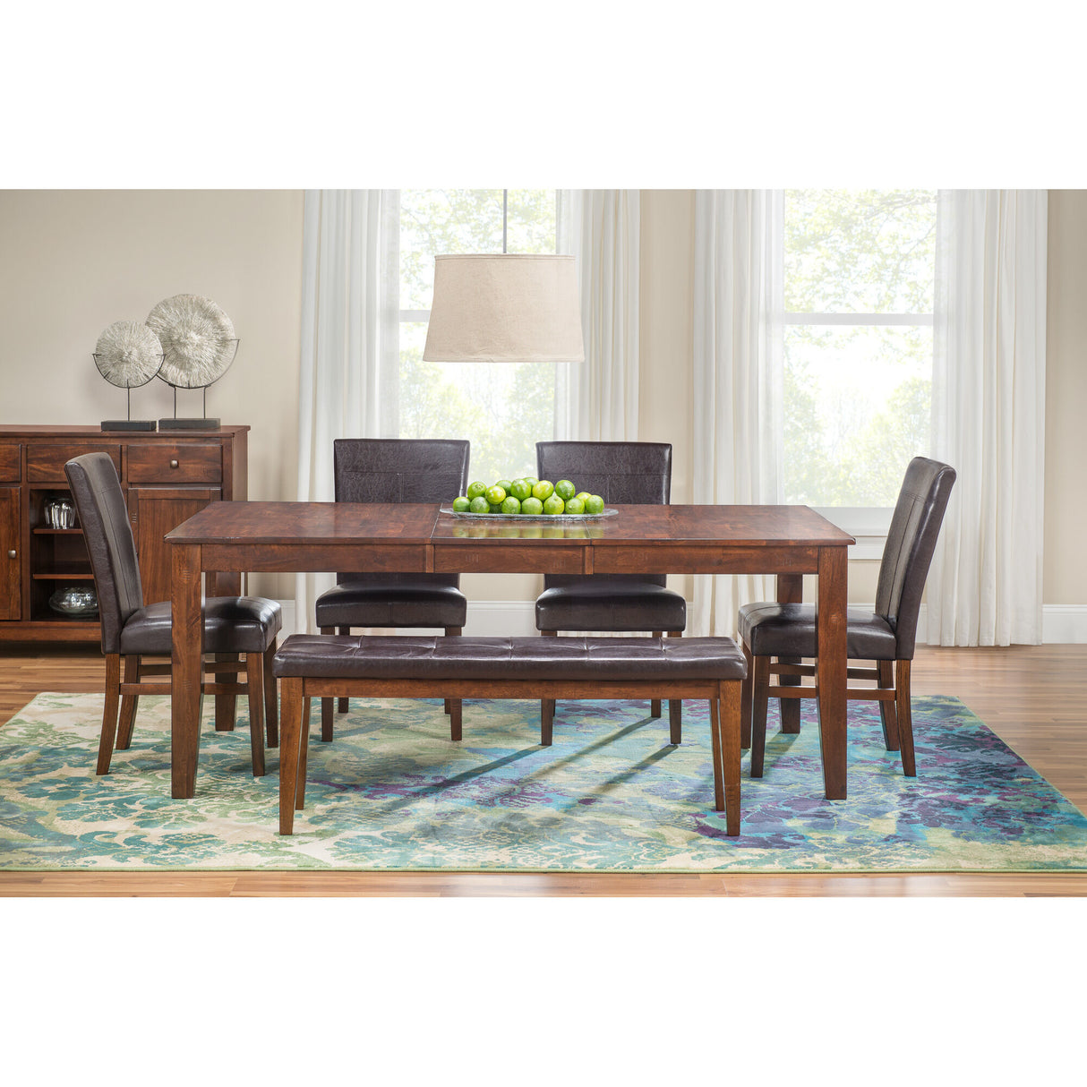 Kona 5 Piece Parsons Dining Set - PINT248_INTC_LF2_RM