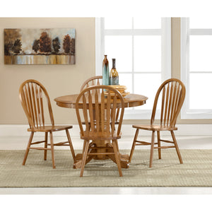 Jefferson 5 Piece Arrow Back Drop Leaf Set - PINT377_1