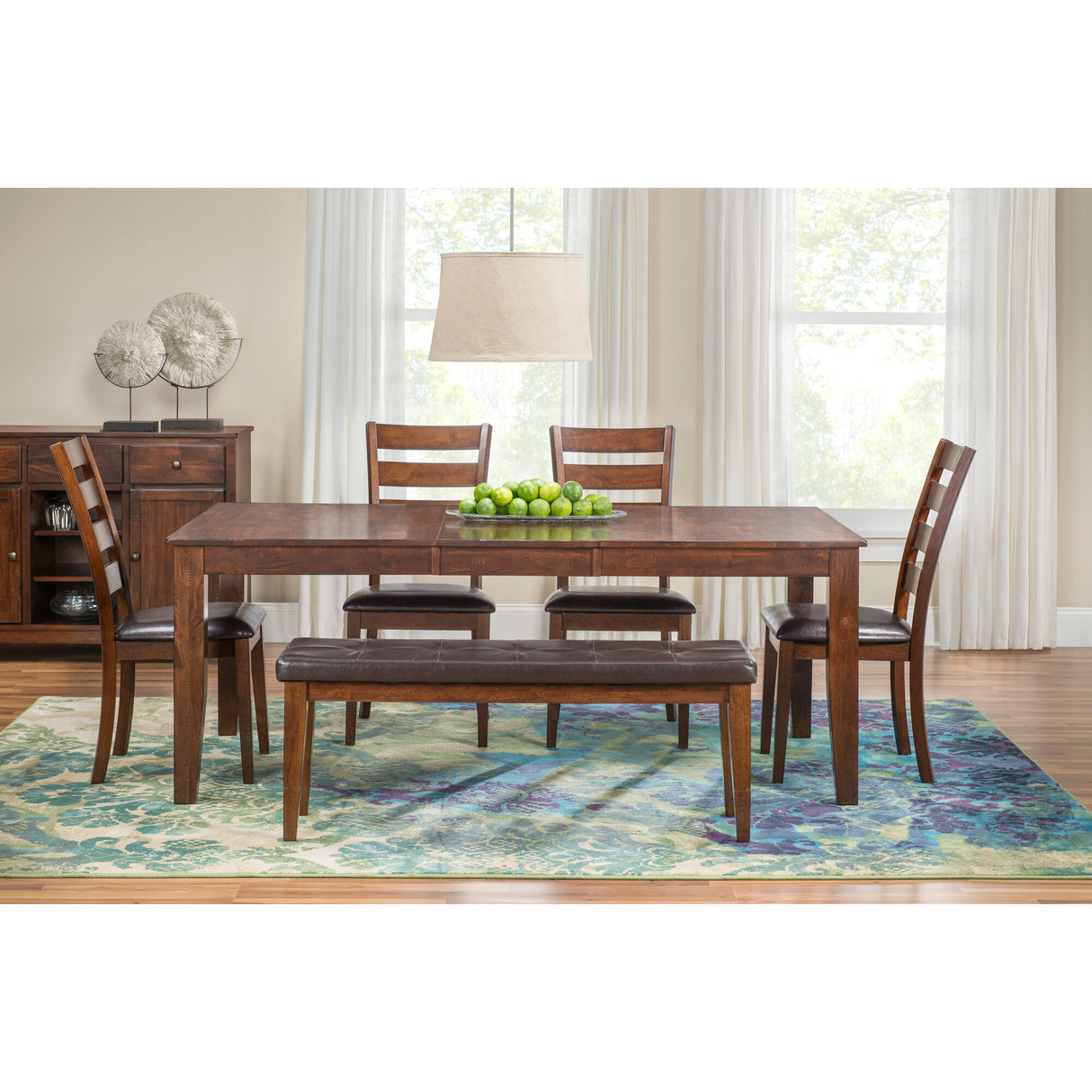 Kona 5 Piece Ladder Back Dining Set - PINT679_INTC_LF2_RM