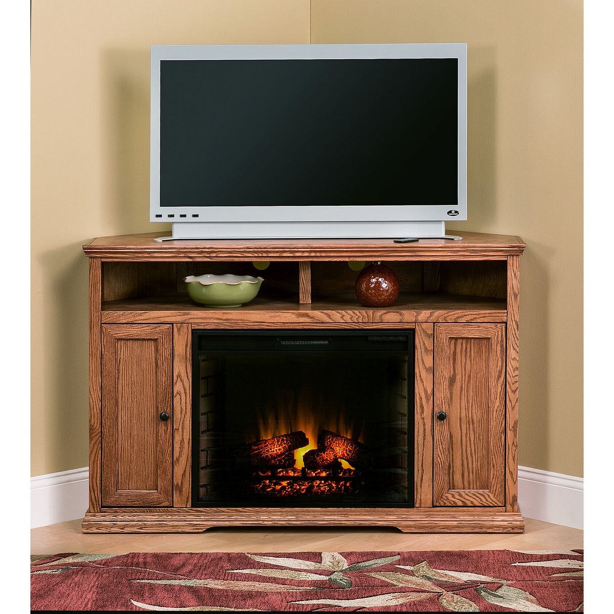 Chambers 56 Inch Corner Fireplace Console - PLEG150_LEGE_RM2_RM