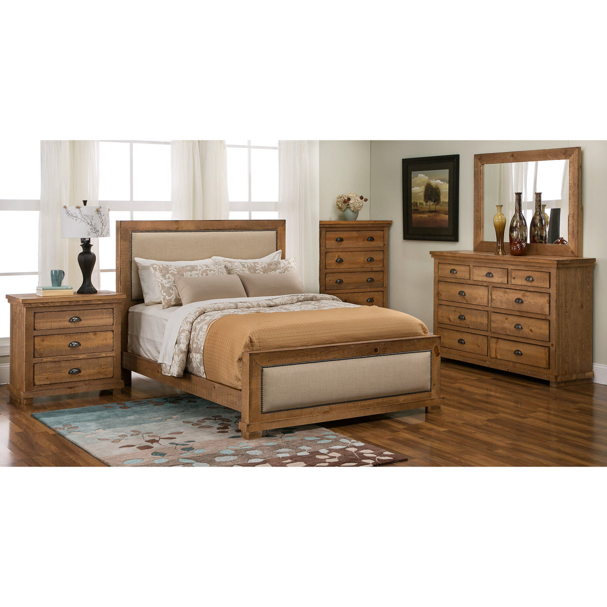 Willow Upholstered Bed - PPRO608_PROG_LF1_RM