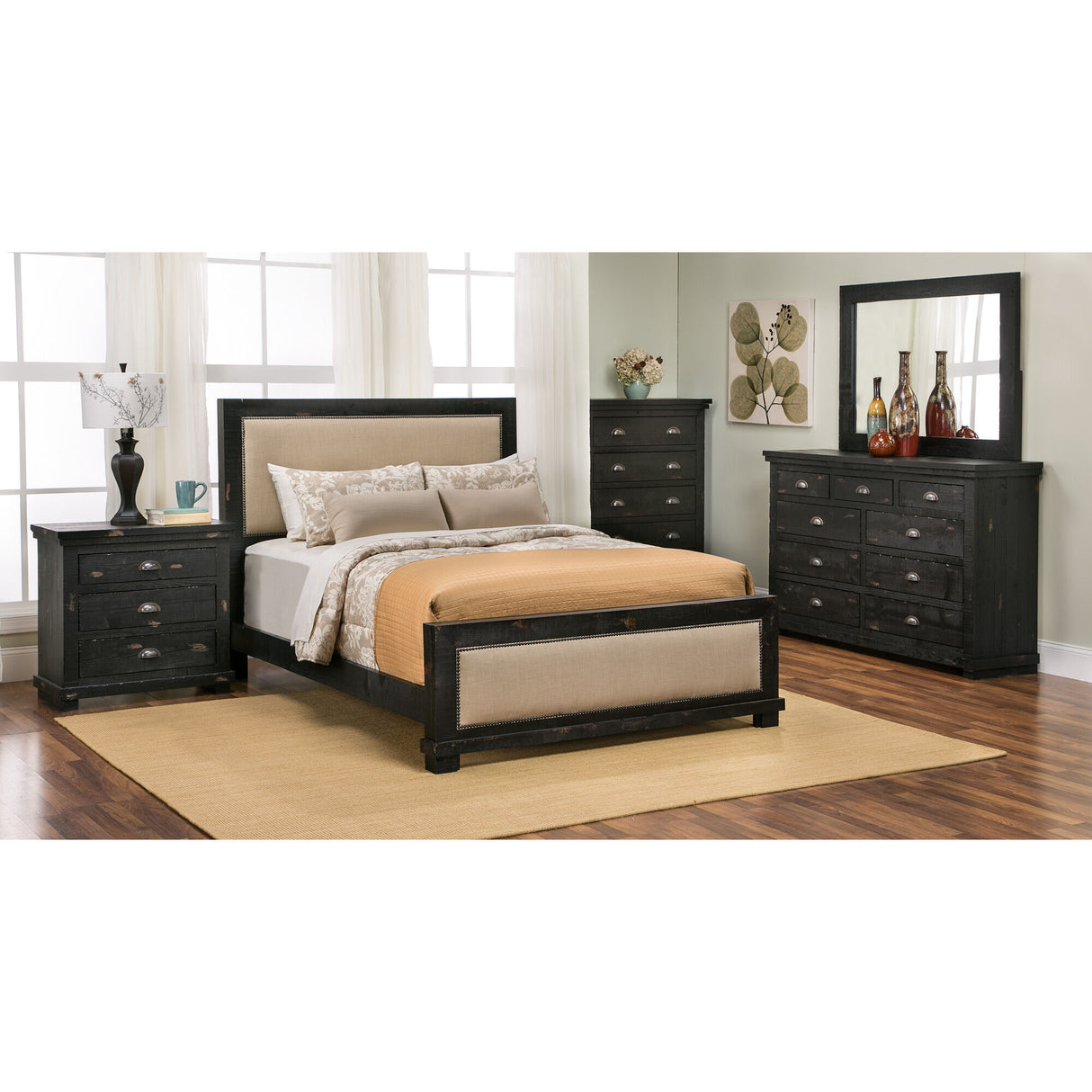 Willow Upholstered Bed - PPRO727_2