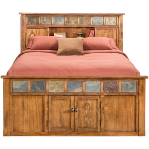 Sante Fe Bookcase Captains Bed - PSUN306_SUNN_FRT_OL