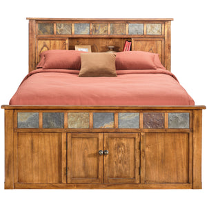 Sante Fe Bookcase Captains Bed - PSUN307_1