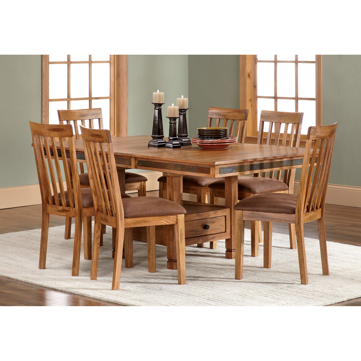 Sedona 5 Piece Dining Set - PSUNN85_SUNN_LF2_RM