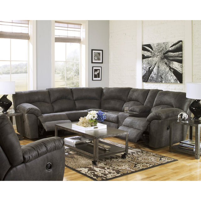 Grover 2 Piece Reclining Sectional - QK1019856_ASHL_LF3_RM