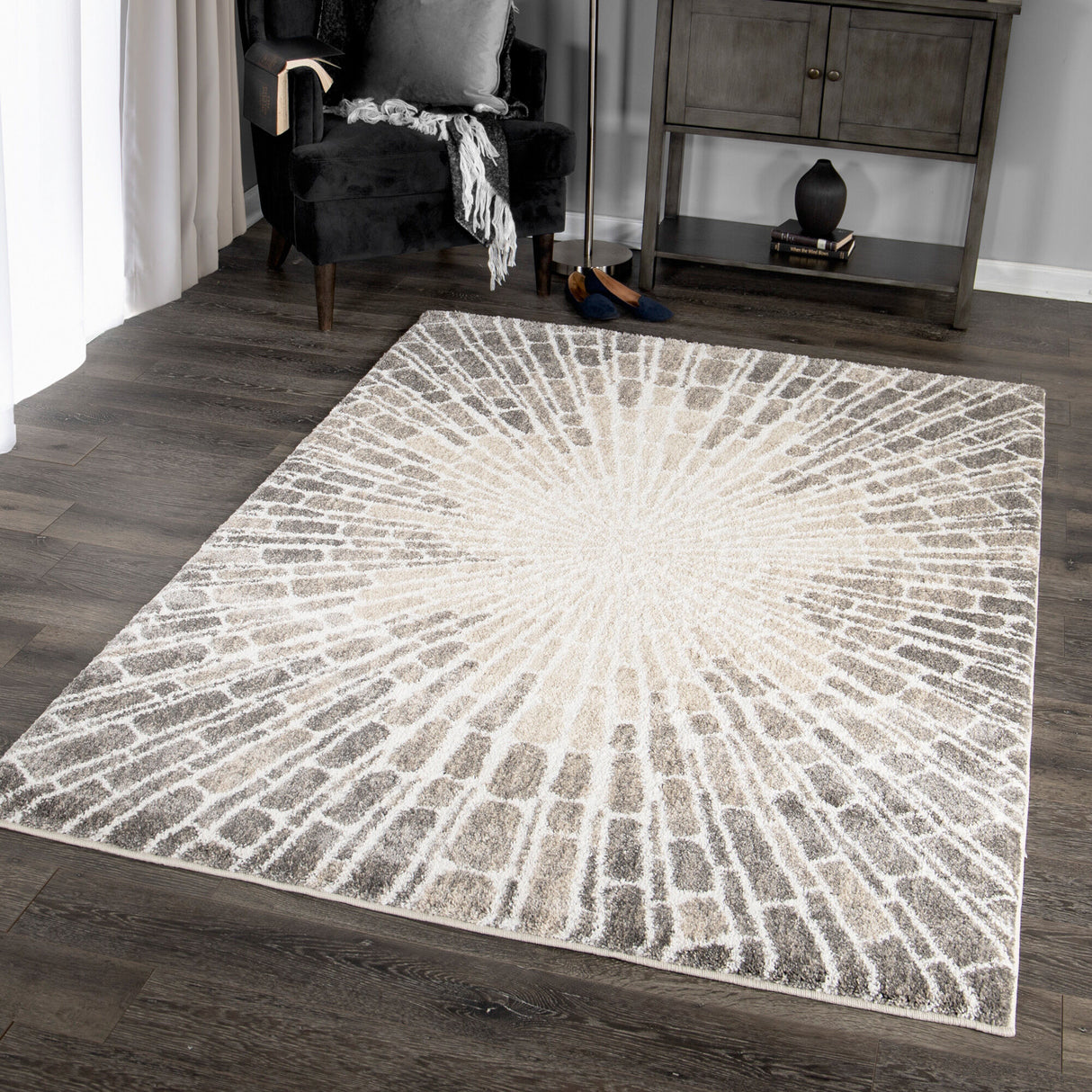 Mystical Starburst Natural Rug - QK1021715_ORIA_LF1_RM