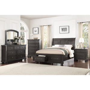 Sophia Sleigh Bed - QK1023783_AVAL_LF2_RM