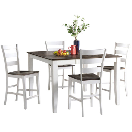 Kona 5 Piece Ladder Back Counter Dining Set - QK1024470_INTC_PRI_OL