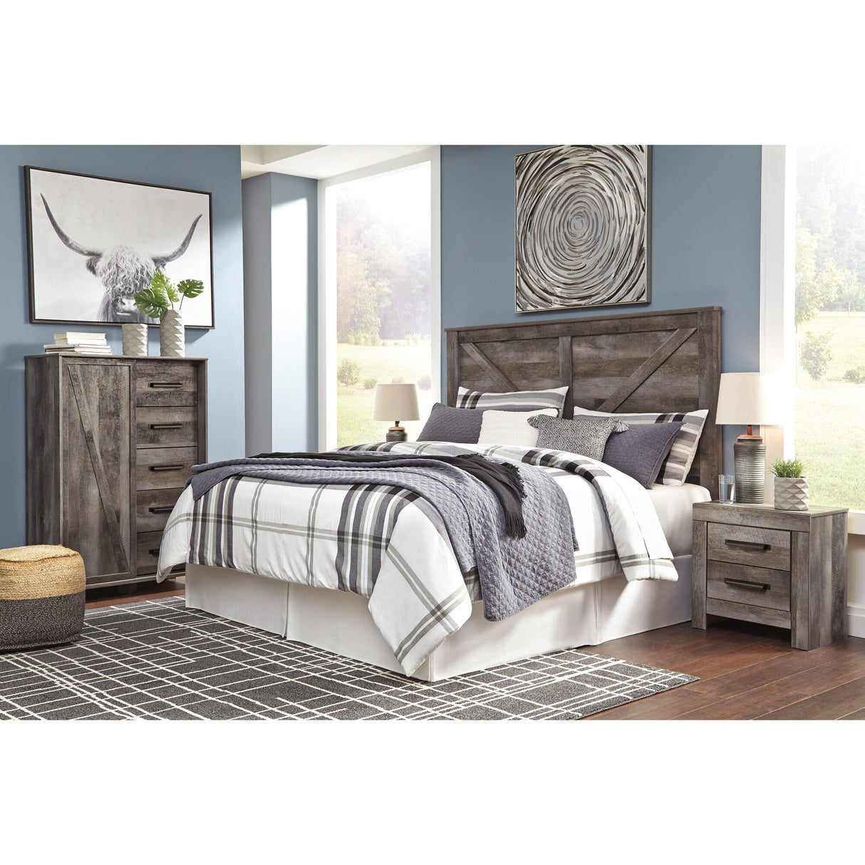 Wynnlow Panel Headboard - QK1024924_ASHL_LF1_RM