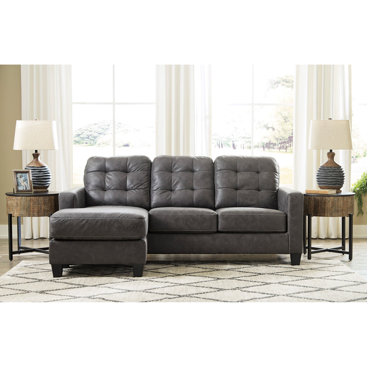 Venaldi Sofa Chaise - QK1024936_ASHL_LF1_RM