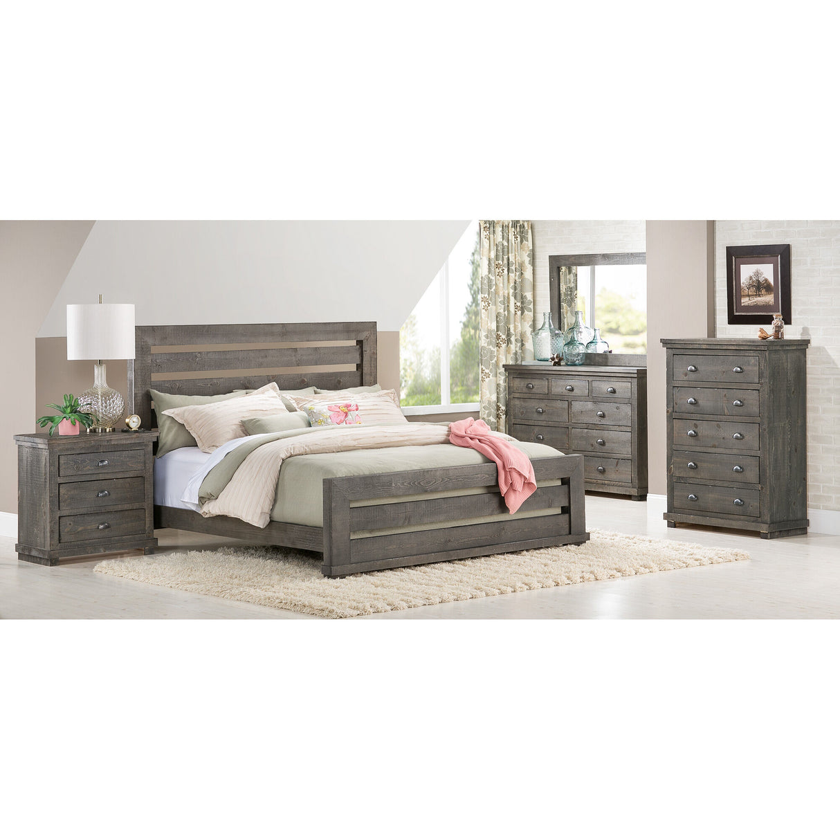 Willow Slat 4 Piece Room Group - QK1027220_PROG_LF1_RM