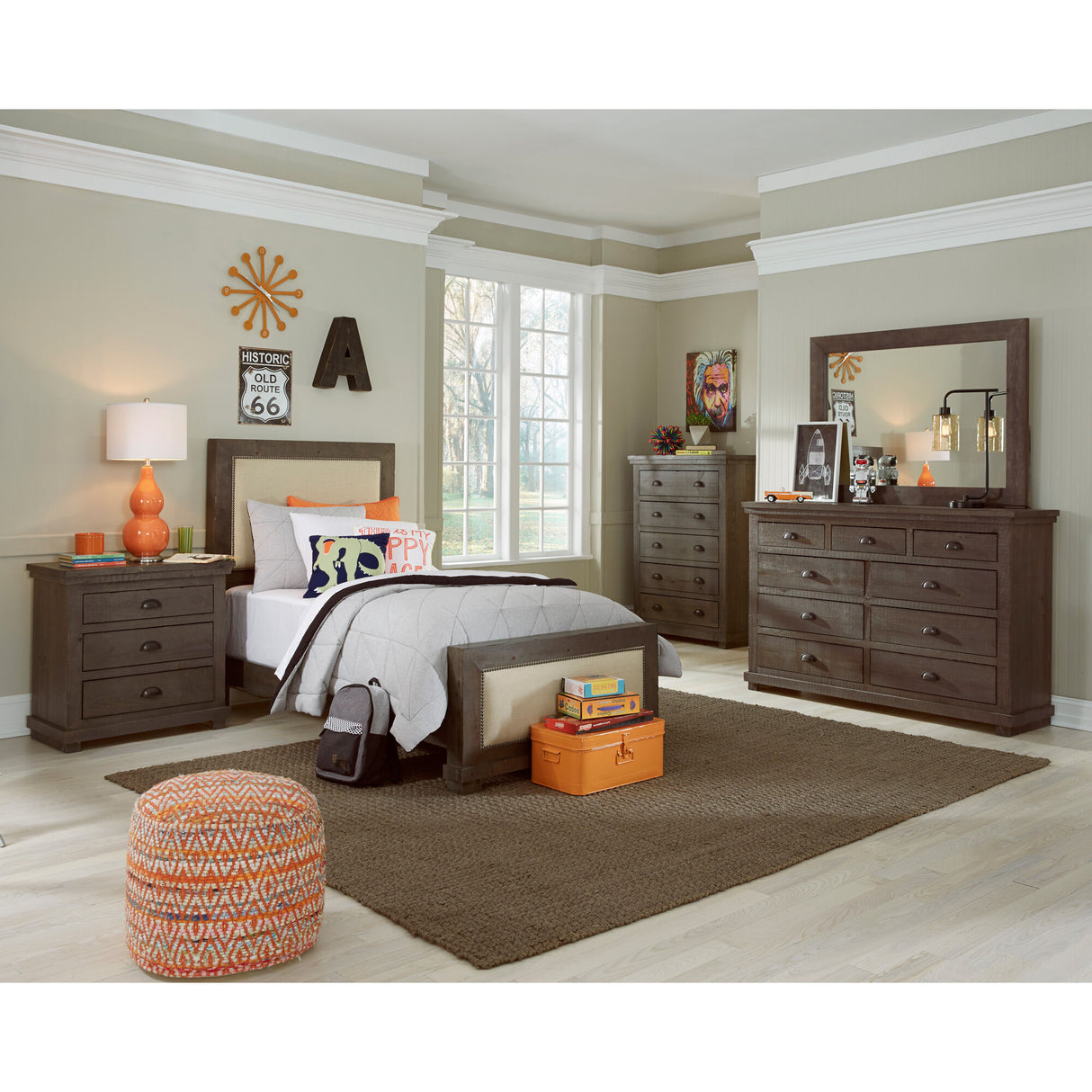 Willow Upholstered 4 Piece Room Group - QK1027386_PROG_LF1_RM