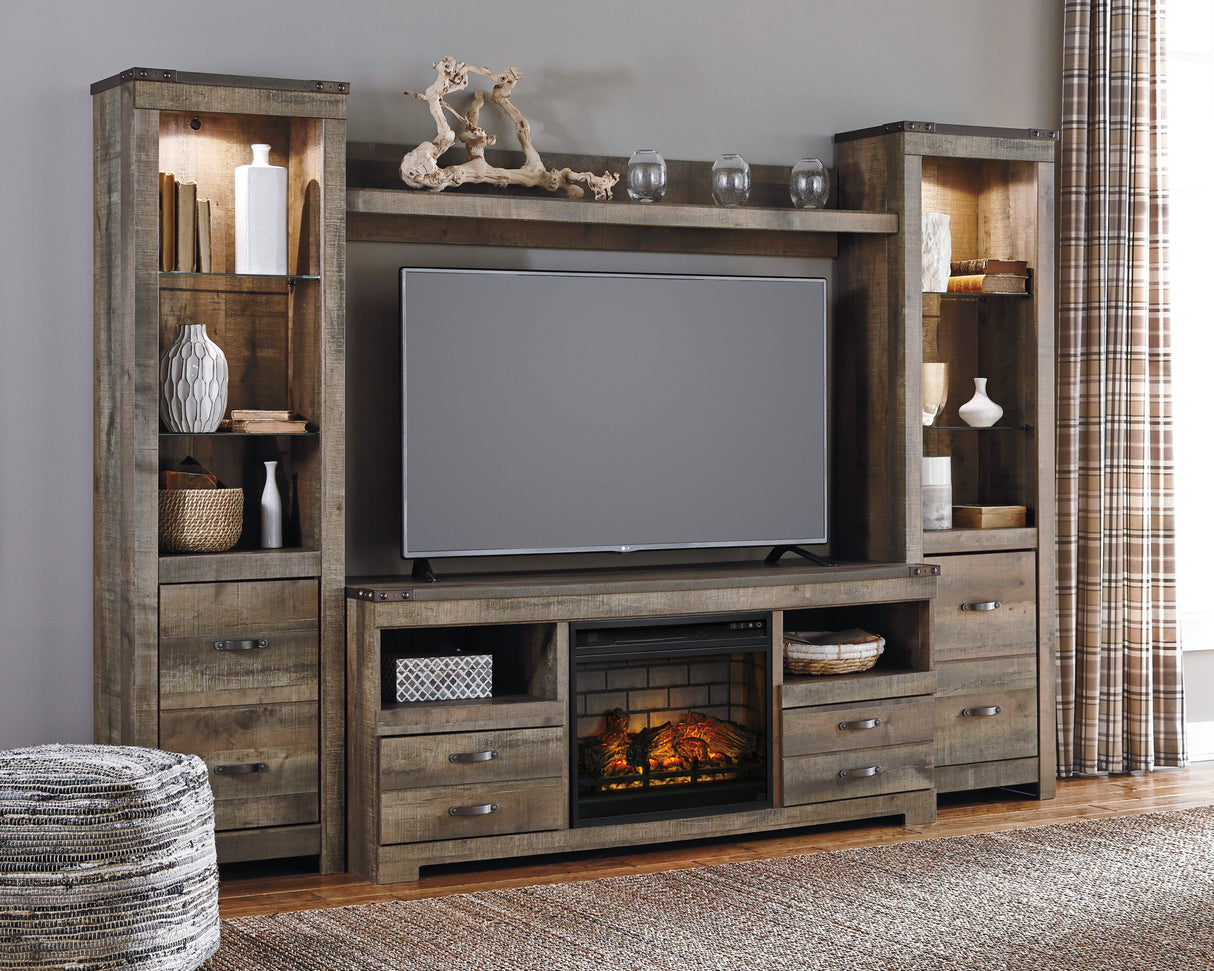 Trinell 4 Piece Infrared Fireplace Entertainment Center - QK1028108_ASHL_LF1_RM_1