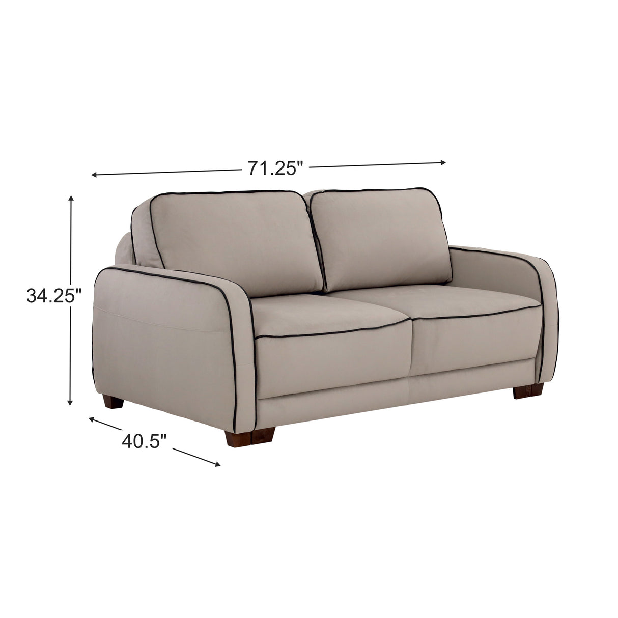 Leon Sleeper Loveseat - QK1040480_LUON_DIM_OL