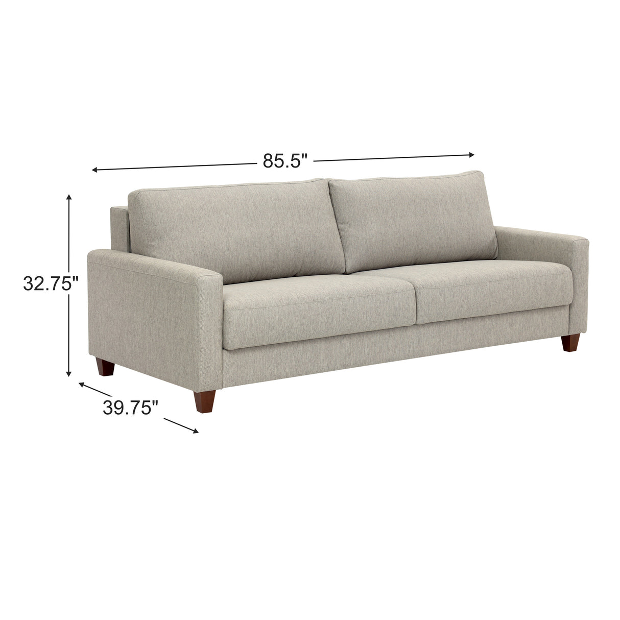 Nico Sleeper Sofa - QK1040490_LUON_DIM_OL