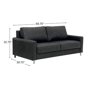 Nico Leather Sleeper Loveseat - QK1040491_LUON_DIM_OL